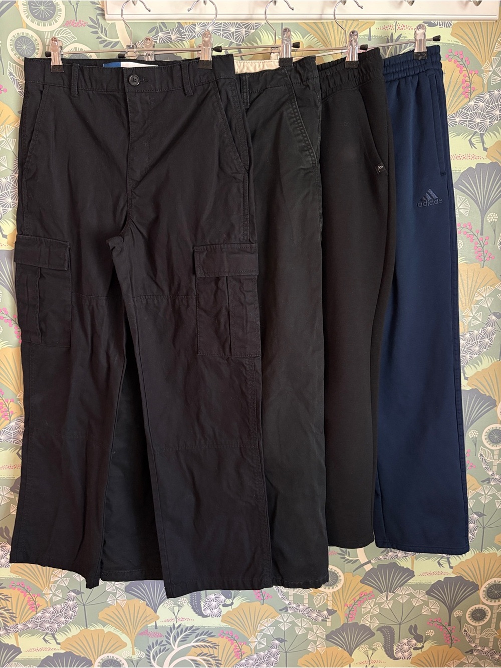 Boys size 14 4 piece pants lot, EUC Gap, Adidas